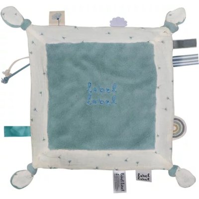 Doudou plat pissenlit bleu