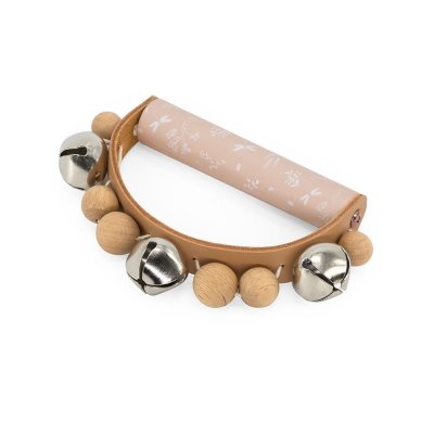 Hochet en bois rose