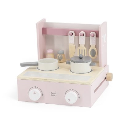 Cuisine pliable en bois - rose