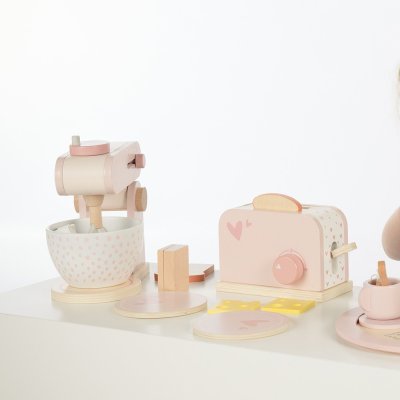 Robot cuisine en bois - rose