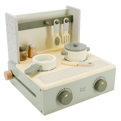Cuisine pliable en bois - vert olive