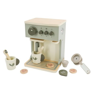 Machine à expresso en bois - vert olive