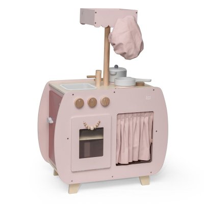 Cuisine en bois - rose