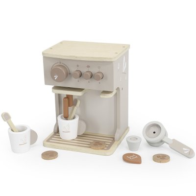 Machine à expresso en bois - nougat