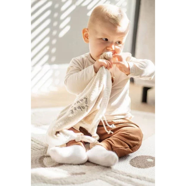 Doudou plat nougat Label label