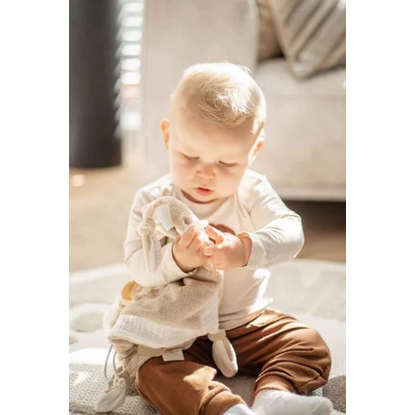 Doudou plat nougat Label label