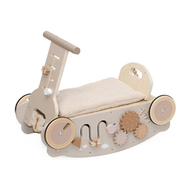 Porteur en bois 3 en 1 - nougat Label label