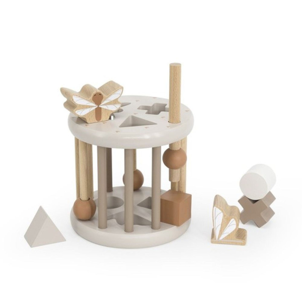Jeu de formes en bois - nougat Label label