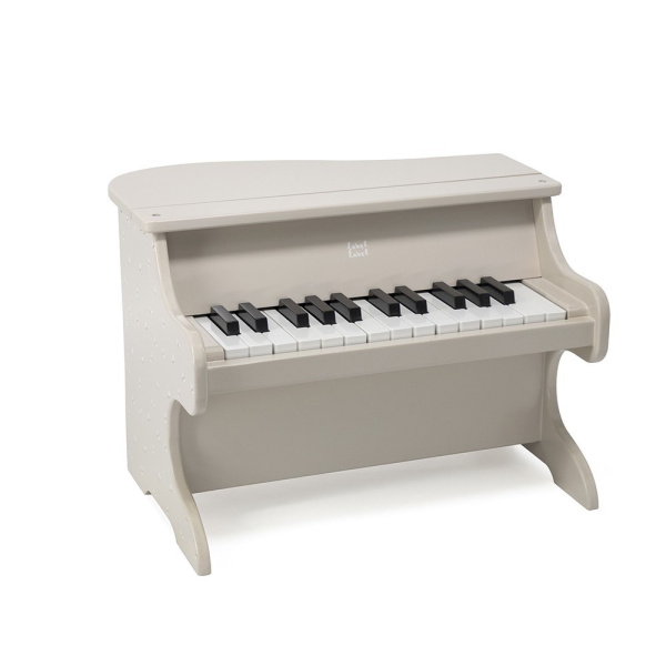 Piano en bois - nougat Label label