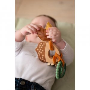 Hochet en bois - forêt Little big friends