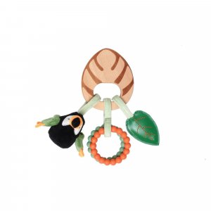 Hochet en bois - jungle Little big friends