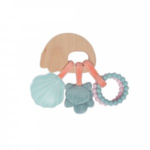 Hochet en bois - ocean Little big friends