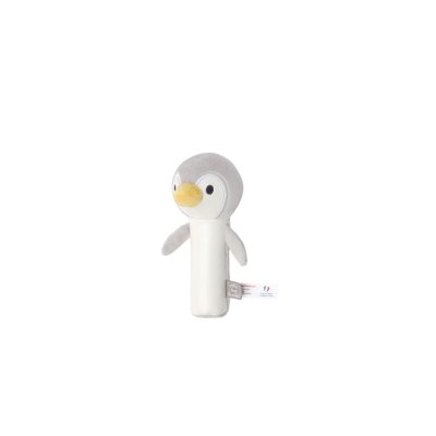 Hochet pouêt pingouin martin gris
