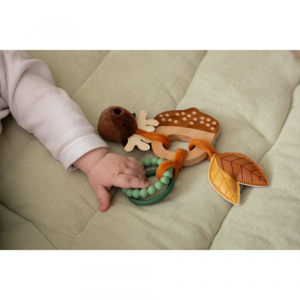 Hochet en bois - forêt Little big friends