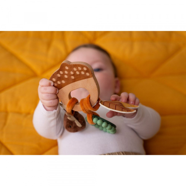 Hochet en bois - forêt Little big friends