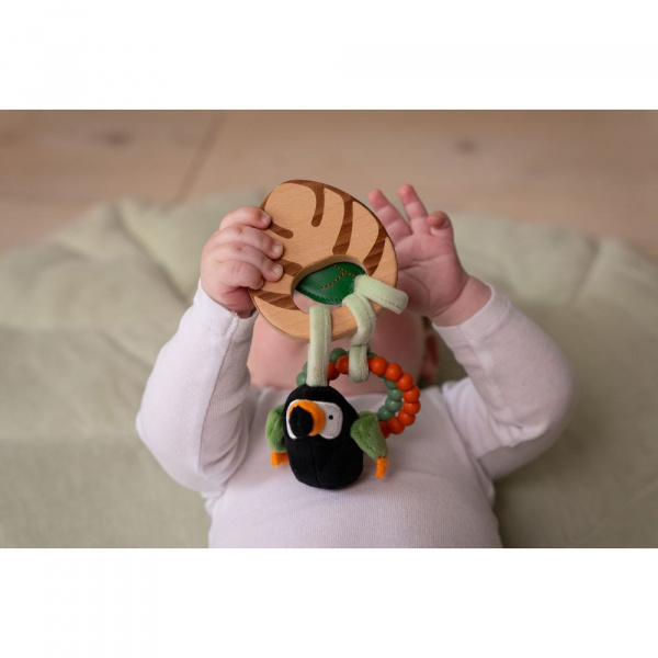 Hochet en bois - jungle Little big friends