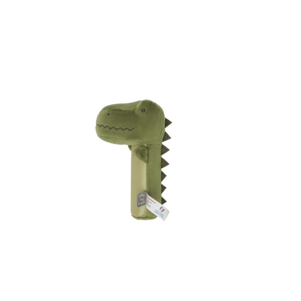 Hochet pouêt dinosaure rex le tyrannosaure vert Little big friends