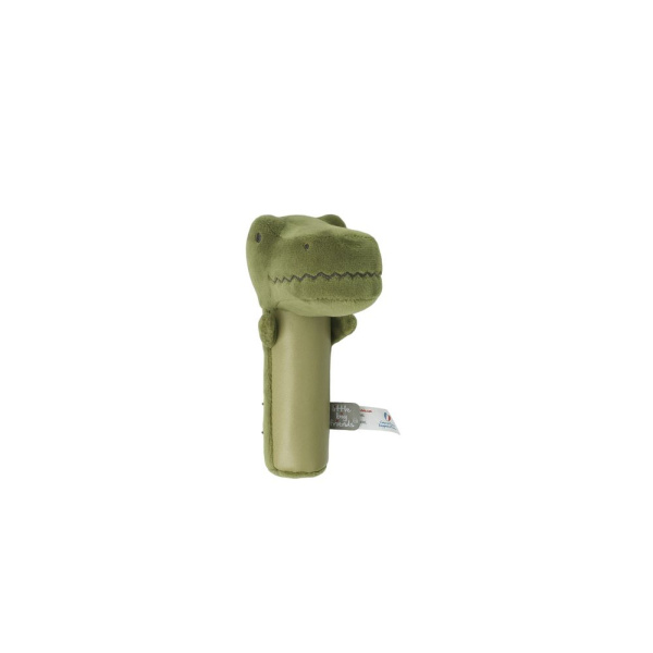 Hochet pouêt dinosaure rex le tyrannosaure vert Little big friends