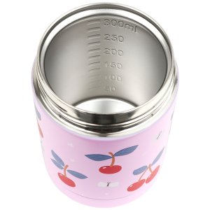 Boîte à repas isotherme inox 300 ml cerises A little lovely company