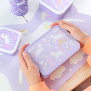 Lunch box enfant en acier inoxydable rêves de licorne A little lovely company
