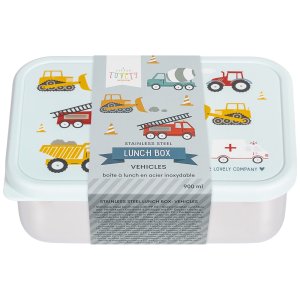 Lunch box enfant en acier inoxydable véhicules A little lovely company