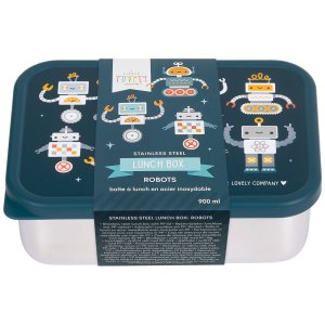 Lunch box enfant en acier inoxydable robots A little lovely company