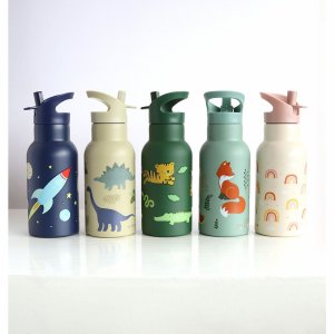 Gourde isotherme enfant 350 ml dinosaures A little lovely company
