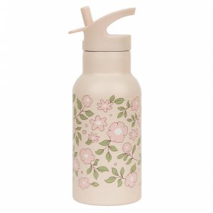 Gourde isotherme enfant 350 ml fleurs roses A little lovely company