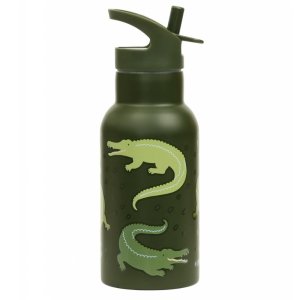 Gourde isotherme enfant inox 350 ml crocodiles A little lovely company