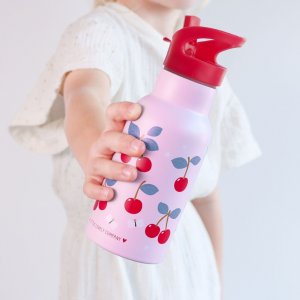 Gourde isotherme enfant 350 ml cerises A little lovely company