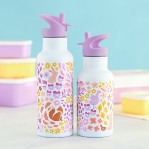 Gourde isotherme enfant 350 ml fleurs du jardin A little lovely company
