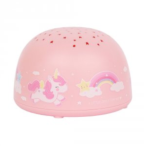 Veilleuse projecteur d'étoiles licorne A little lovely company