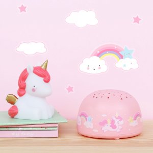 Veilleuse projecteur d'étoiles licorne A little lovely company