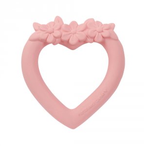 Anneau de dentition coeur