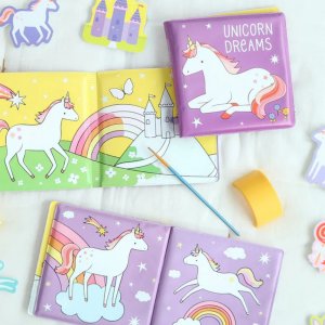 Livre de bain magique rêves de licorne A little lovely company