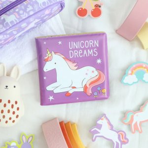 Livre de bain magique rêves de licorne A little lovely company