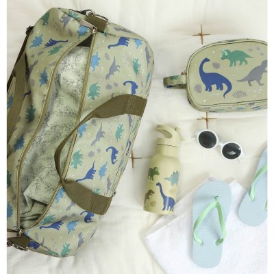 Sac de voyage enfant avec bandoulière dinosaures