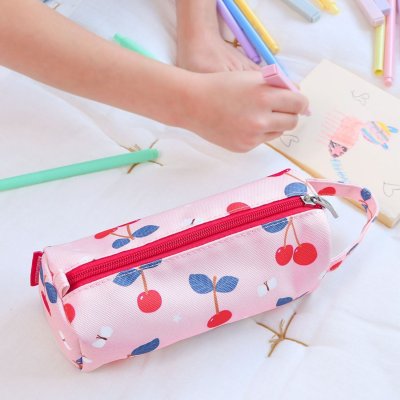 Trousse scolaire cerises