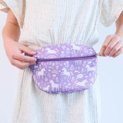 Sac banane enfant rêves de licorne