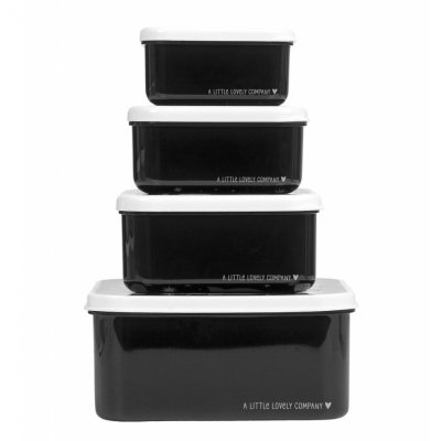 Lot de 4 boîtes à goûter galaxie