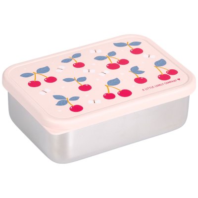 Lunch box enfant en acier inoxydable cerises