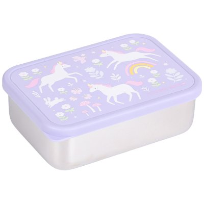 Lunch box enfant en acier inoxydable rêves de licorne