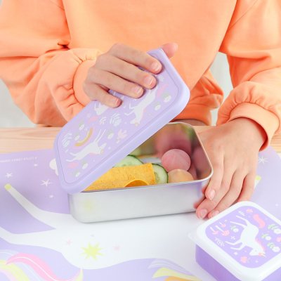 Lunch box enfant en acier inoxydable rêves de licorne