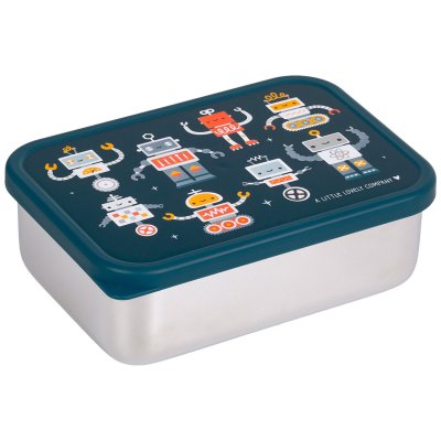 Lunch box enfant en acier inoxydable robots