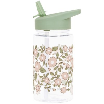Gourde enfant 450 ml fleurs sauge