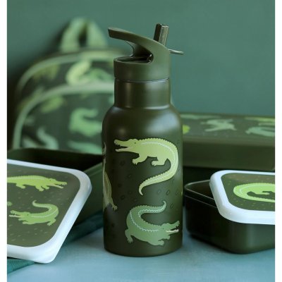 Gourde isotherme enfant 350 ml crocodiles