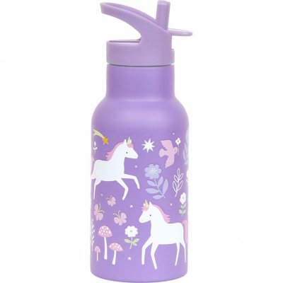 Gourde isotherme enfant 350 ml rêves de licorne