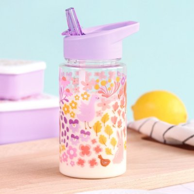 Gourde enfant 450 ml fleurs du jardin