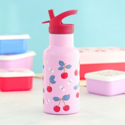 Gourde isotherme enfant 350 ml cerises