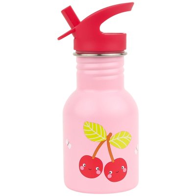 Gourde isotherme enfant compacte 350 ml cerises